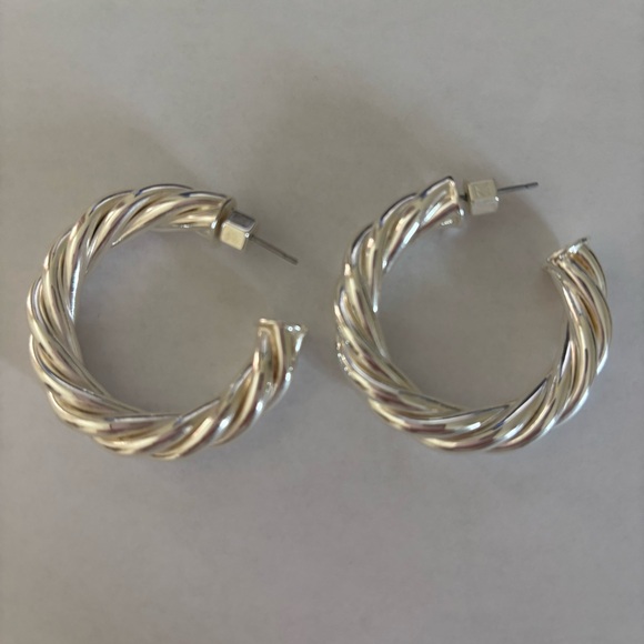 Miranda Frye Jewelry - Miranda Frye Naomi Hoop Earrings Silver